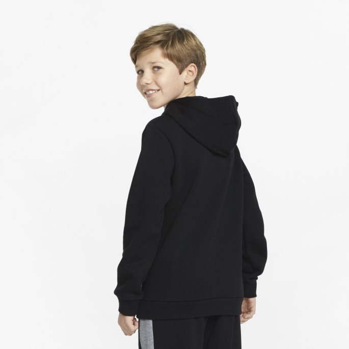Svart Puma På Tilbud Nødvendighet+ Colourblock Ungdomshettegenser