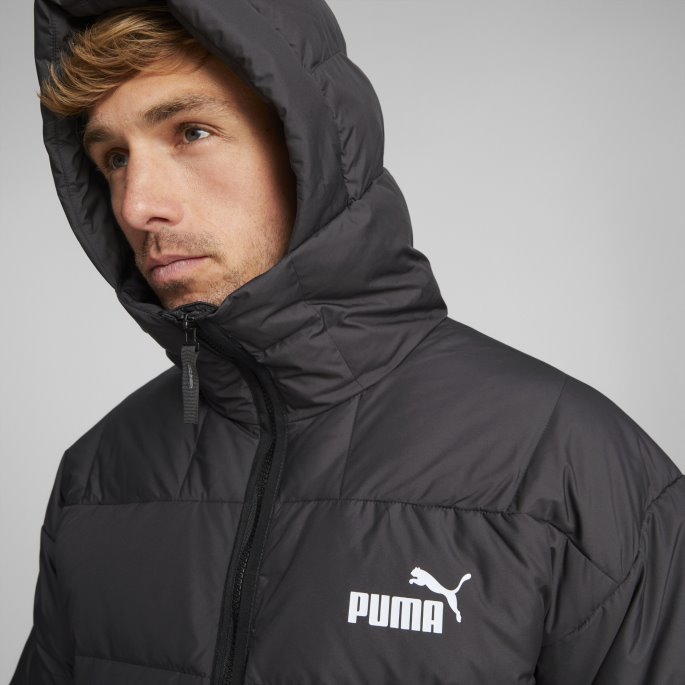 Beskyttende Dunfrakk Menn Svart Puma På Tilbud