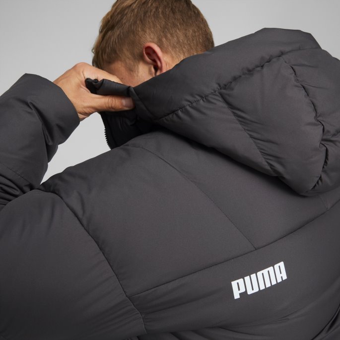 Beskyttende Dunfrakk Menn Svart Puma På Tilbud