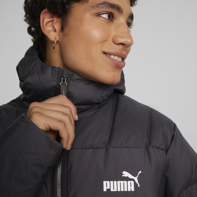 Puma På Tilbud Svart Lang Dunfrakk Herre