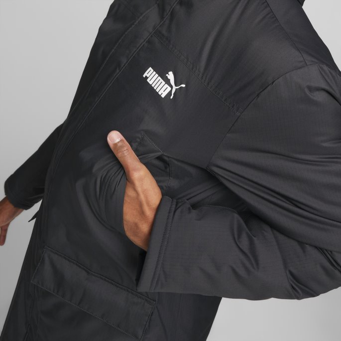 Puma På Tilbud Polstret Parka Herre Svart
