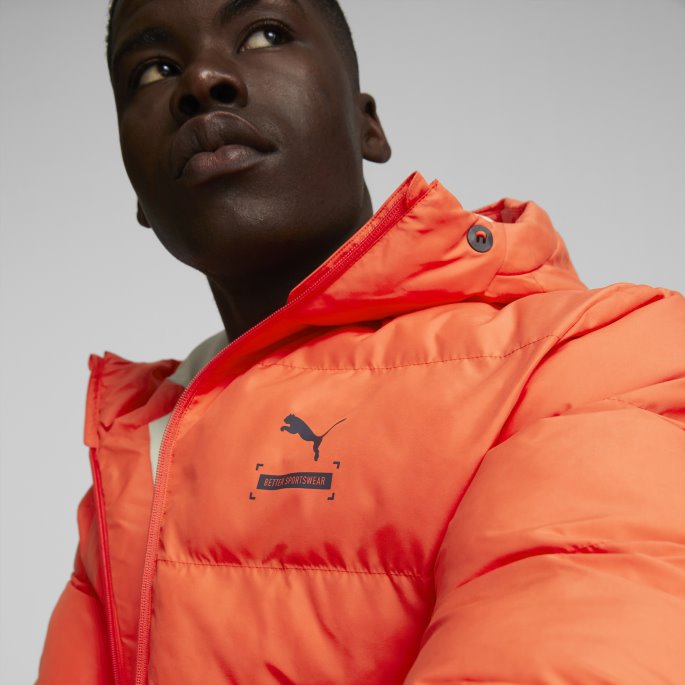 Bedre Sportsklær Puffer Jakke Menn Puma På Tilbud Firelight