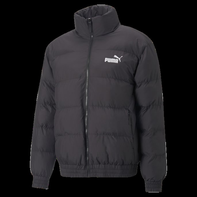 Svart Puma På Tilbud Essentials+ Pufferjakke Herre