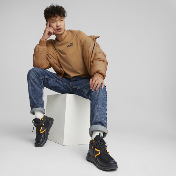 Desert Tan Essentials+ Puffer Jakke Menn Puma På Tilbud