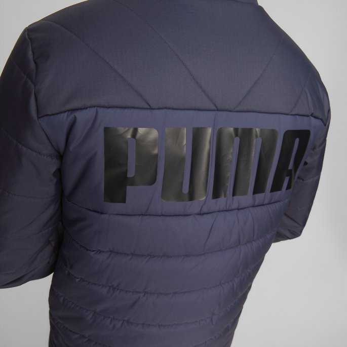 Puma På Tilbud Essentials+ Vattert Jakke Menn Peacoat