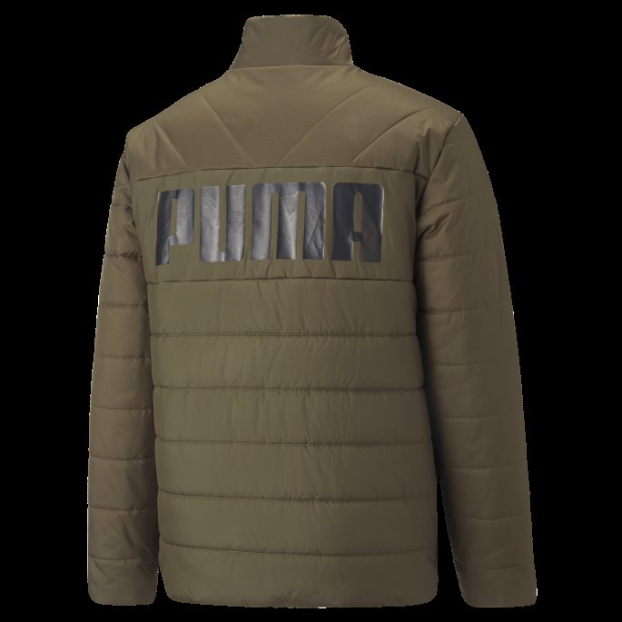 Puma På Salg Dyp Oliven Essentials+ Vattert Jakke Herre
