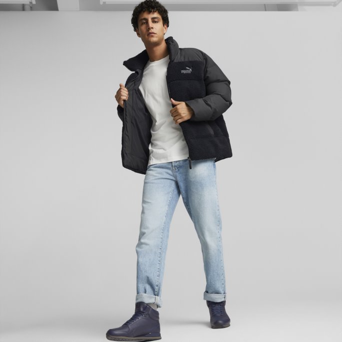 Puma På Tilbud Sherpa Pufferjakke Herre Sort