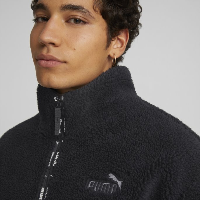Sort Sherpajakke Herre Puma På Salg