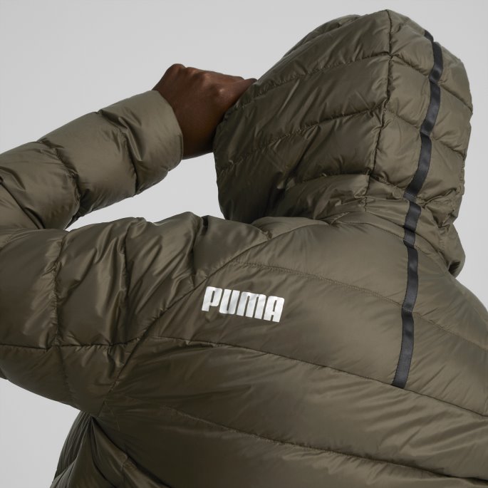 Packlite Dunjakke Menn Puma På Salg Dyp Oliven