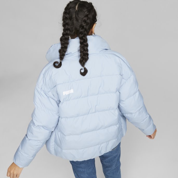 Blue Wash Essentials+ Pufferjakke Kvinner Puma På Tilbud