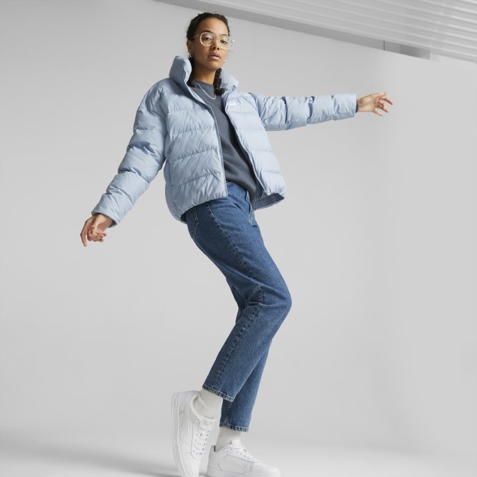 Blue Wash Essentials+ Pufferjakke Kvinner Puma På Tilbud