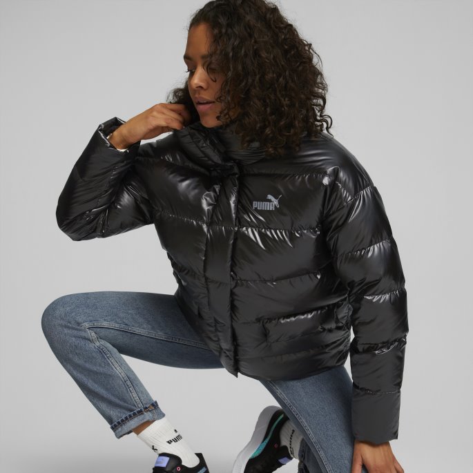Style Down Puffer Kvinner Svart Puma På Salg
