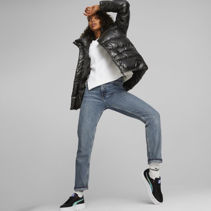 Style Down Puffer Kvinner Svart Puma På Salg
