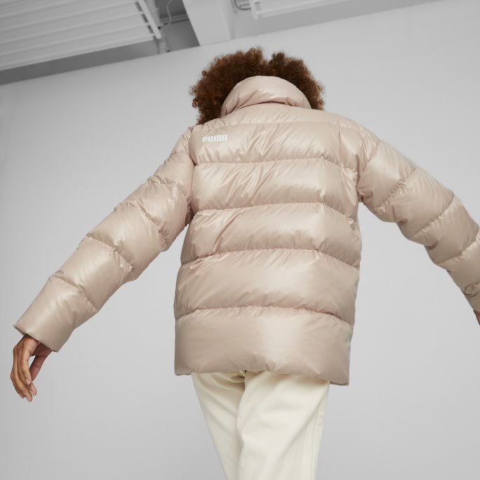Puma På Tilbud Stil Ned Puffer Kvinner Rosenkvarts
