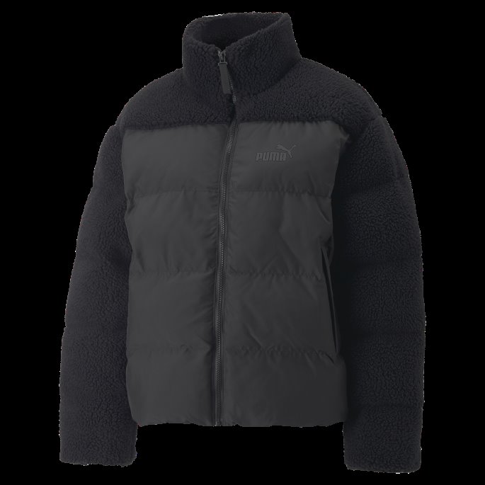 Svart Puma På Tilbud Sherpa Puffer Kvinner