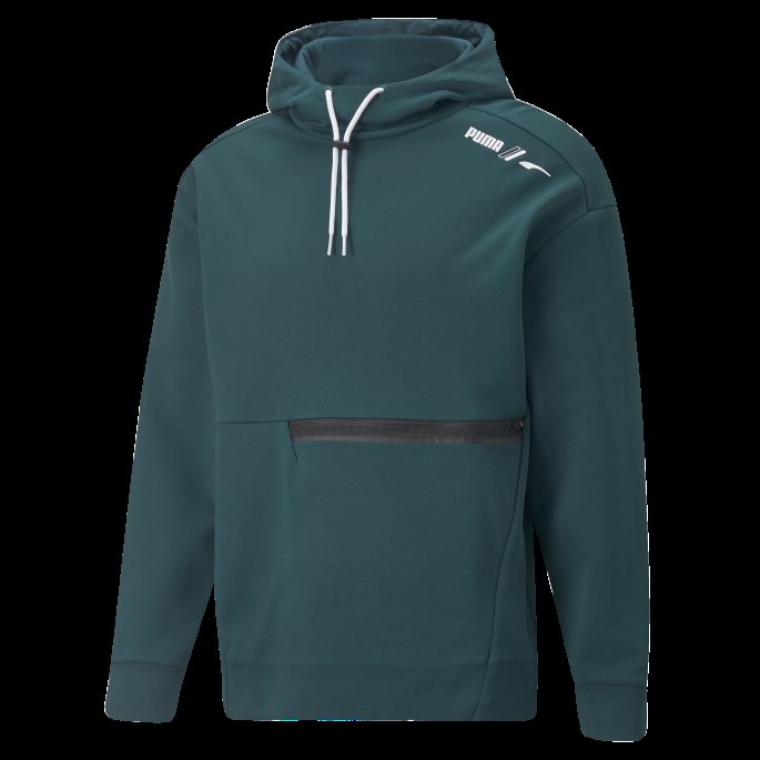 Puma På Tilbud Rad-cal Hettegenser For Menn Varsity Green