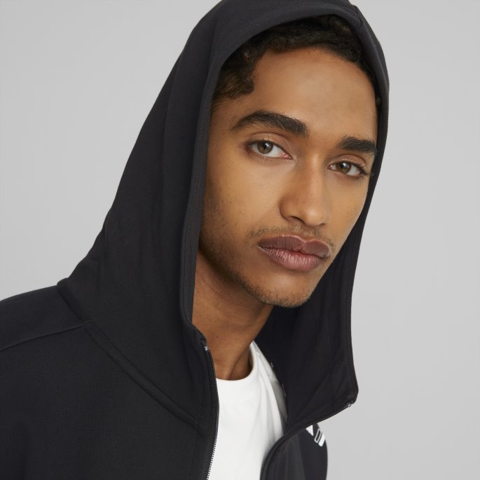 Sort Rad-cal Hettegenser Med Full Glidelås Herre Puma På Salg