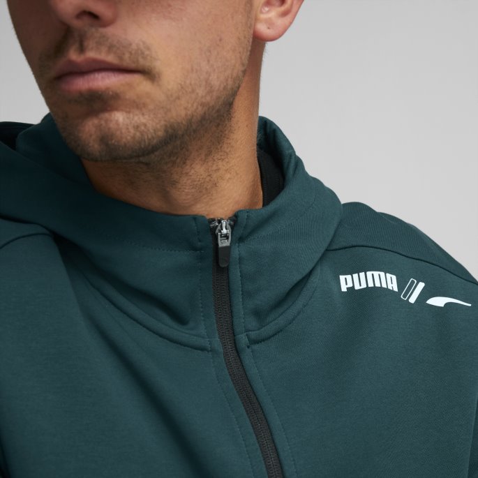 Rad-cal Hettegenser Med Full Glidelås Herre Varsity Green Puma På Tilbud