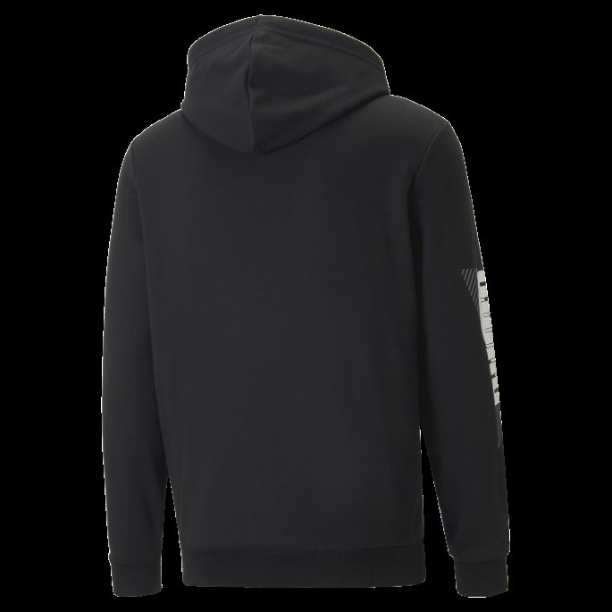 Puma På Tilbud Black Power Logo Hettegenser For Menn