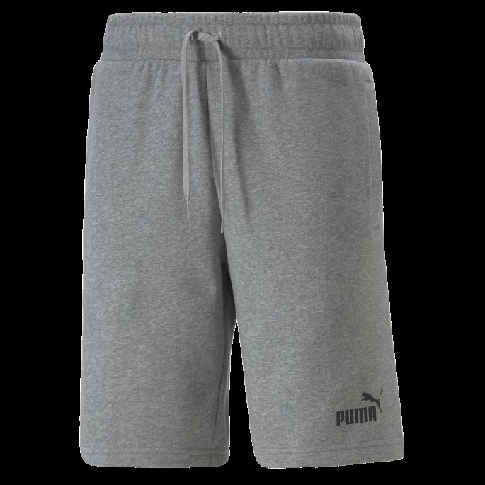 Puma På Tilbud Power Logo Shorts Herre Mellomgrå Lyng