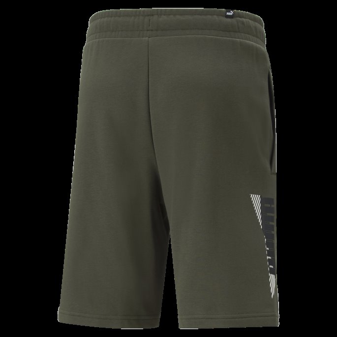 Puma På Salg Power Logo Shorts Menn Skogen Natt