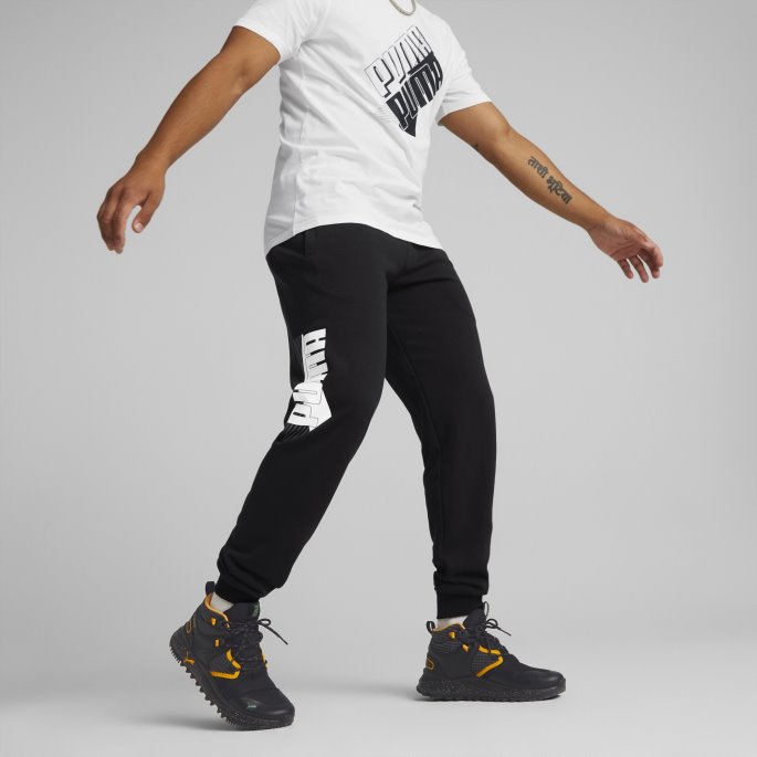 Power Logo Joggebukse Herre Puma På Tilbud Svart
