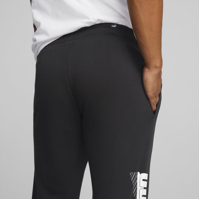 Power Logo Joggebukse Herre Puma På Tilbud Svart