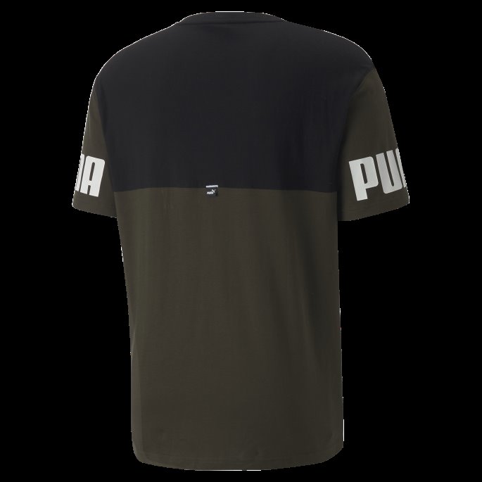 Forest Night Power Colourblock Tee Menn Puma På Tilbud
