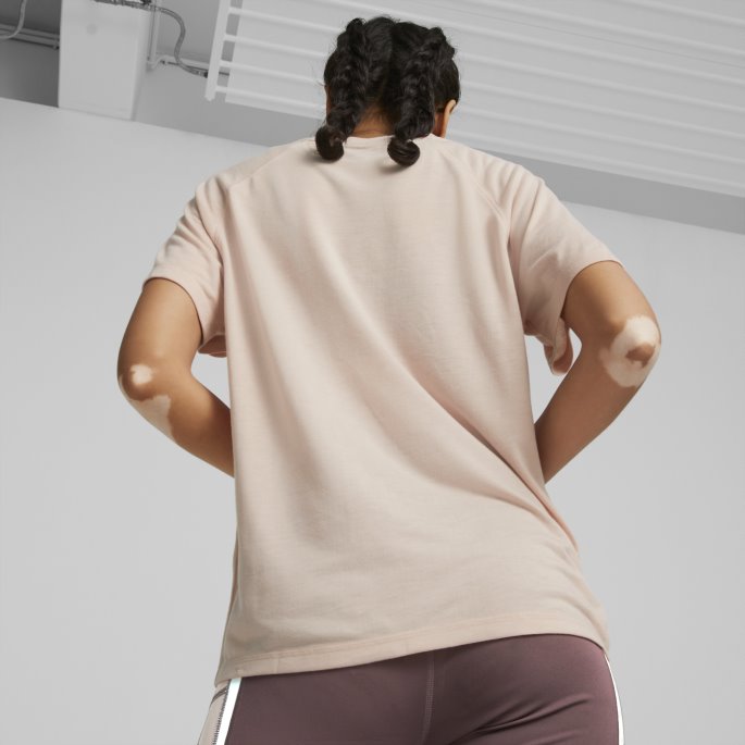 Puma På Tilbud Evostripe Dame-t-skjorte Rosekvarts