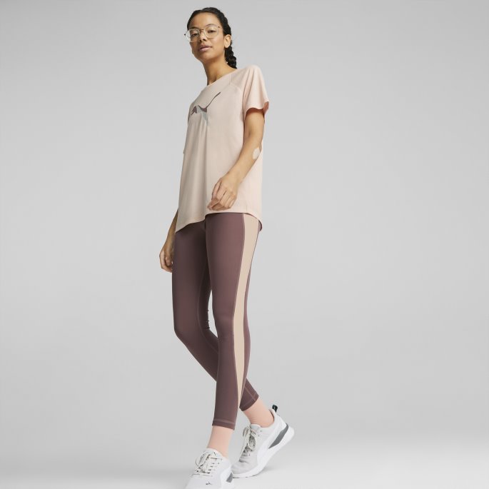 Puma På Tilbud Evostripe Dame-t-skjorte Rosekvarts