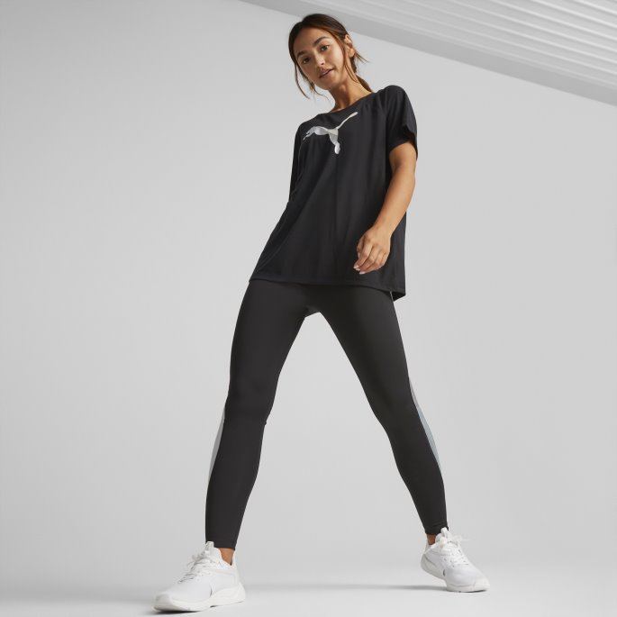 Svart Puma På Tilbud Evostripe Leggings For Kvinner