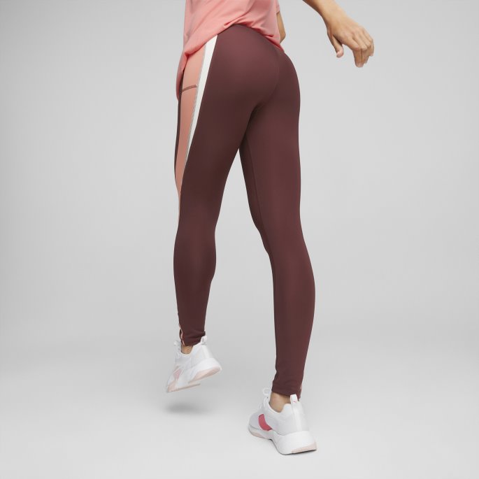 Aubergine Evostripe Leggings For Kvinner Puma På Salg