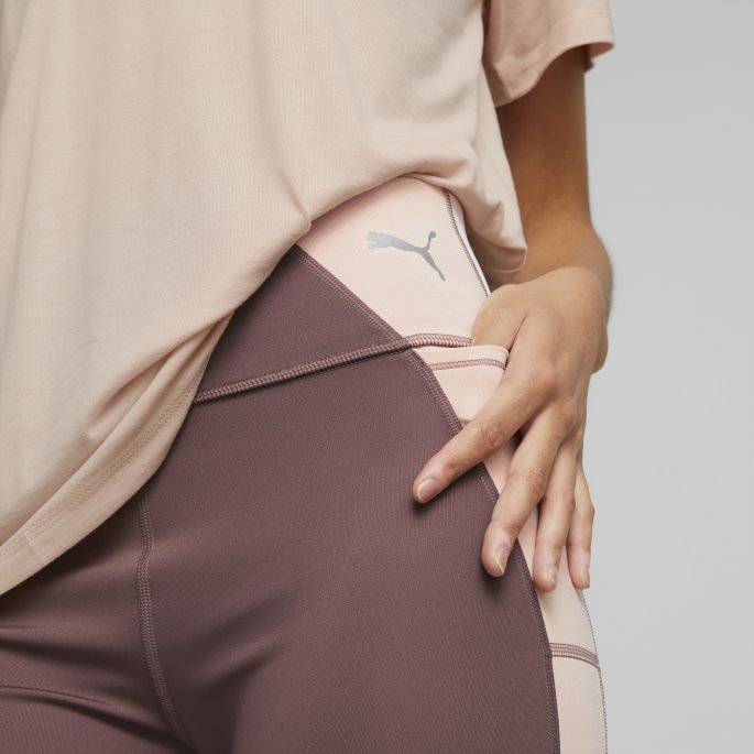 Puma På Tilbud Støvete Plomme Evostripe Dameleggings