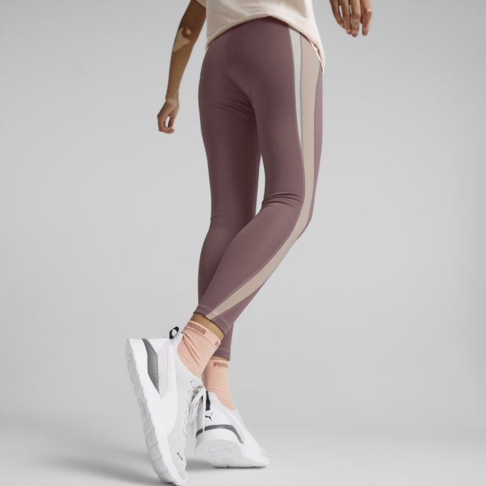 Puma På Tilbud Støvete Plomme Evostripe Leggings Kvinner
