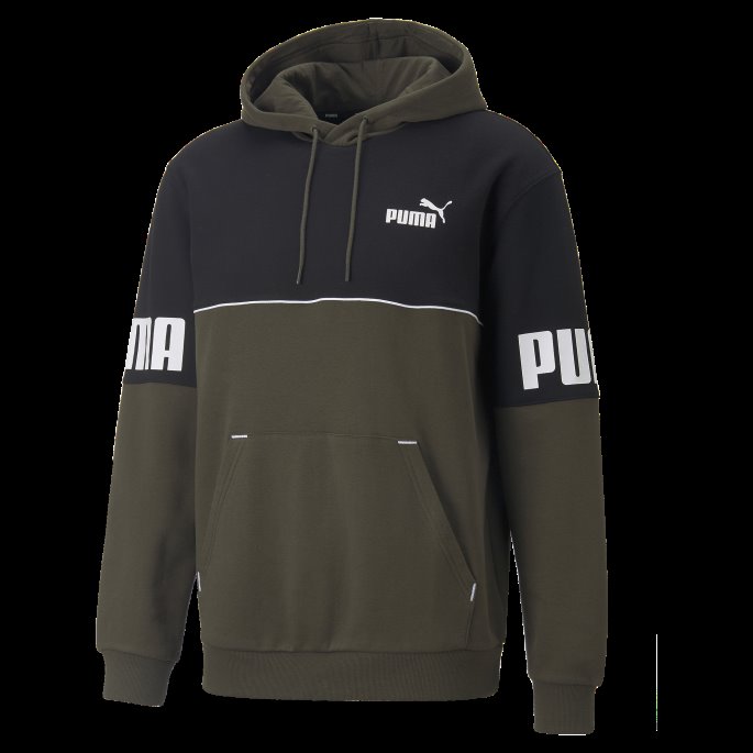 Forest Night Puma På Tilbud Power Colourblock Hettegenser Herre