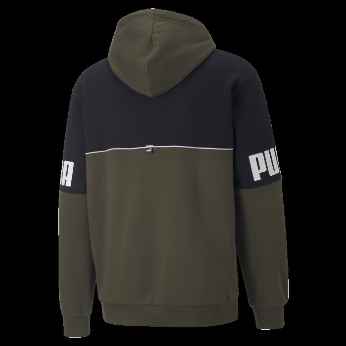 Forest Night Puma På Tilbud Power Colourblock Hettegenser Herre