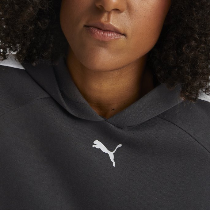 Puma På Tilbud Svart Evostripe Hettegenser Kvinner