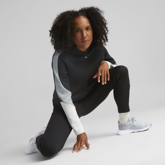 Puma På Tilbud Evostripe Bukser Med Høy Midje Dame Svart