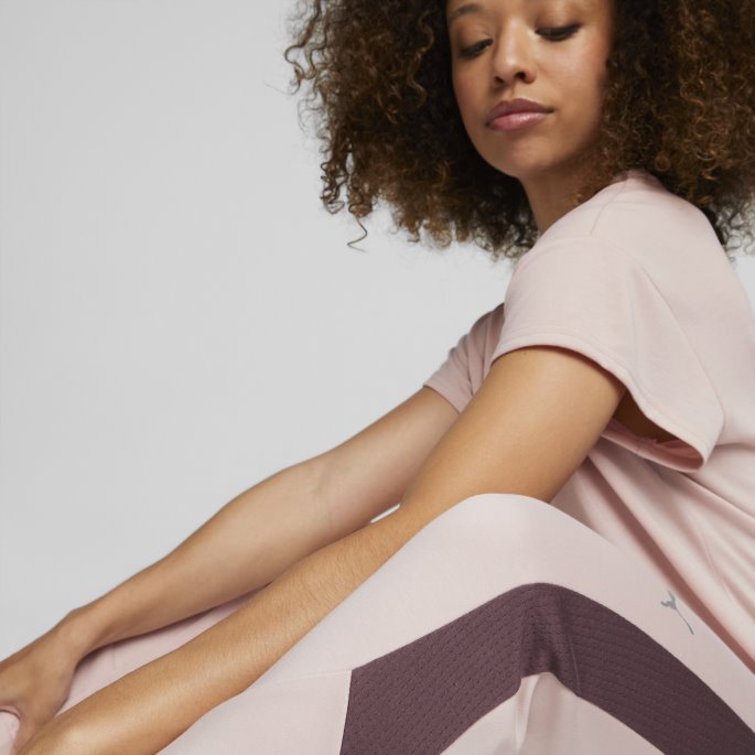 Rose Quartz Evostripe Bukser Med Høy Midje Kvinner Puma På Tilbud