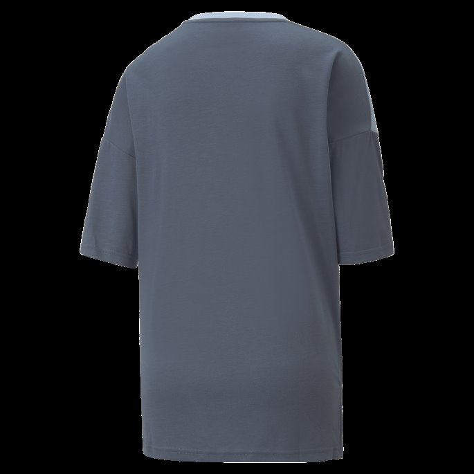 Moderne Sport Mote T-skjorte Kvinner Blue Wash Puma På Salg