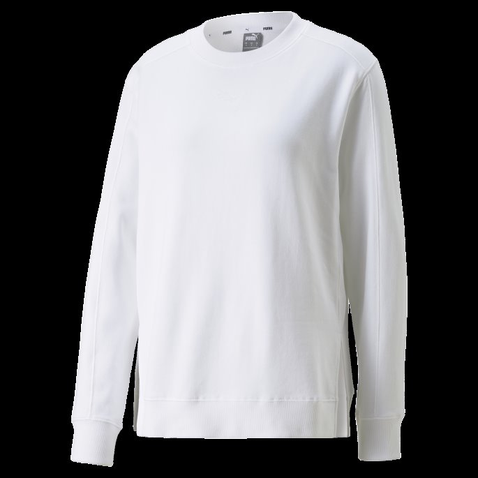 Her Crew Neck Damegenser Hvit Puma På Salg