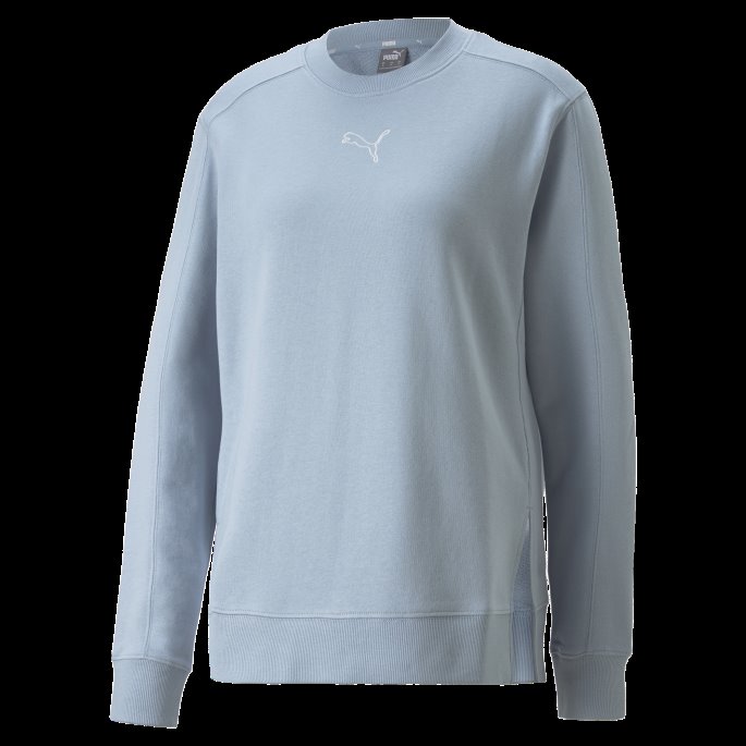 Puma På Salg Hennes Crew Neck Damegenser Blå Vask