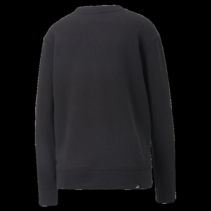 Svart Hennes Vinteriserte Sweatshirt Med Rund Hals Kvinner Puma På Tilbud