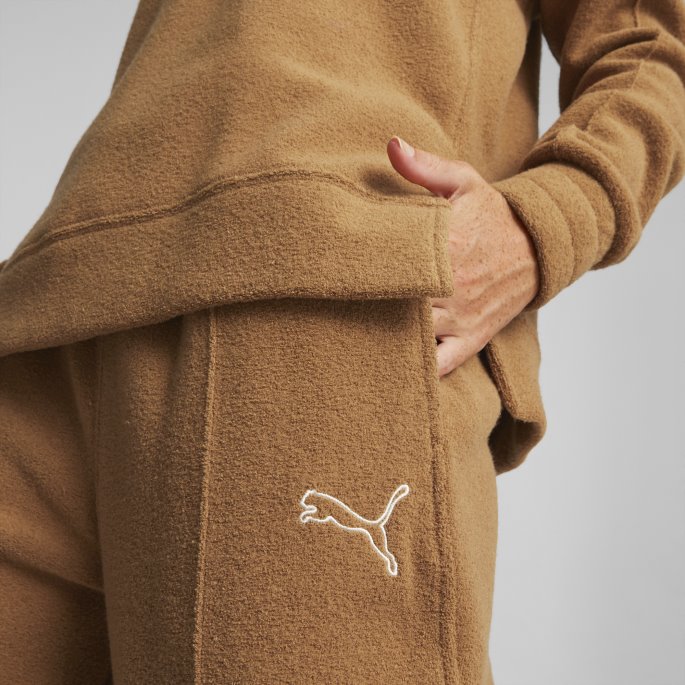 Hennes Vinteriserte Sweatshirt Med Rund Hals For Kvinner Puma På Salg ørkenbrun