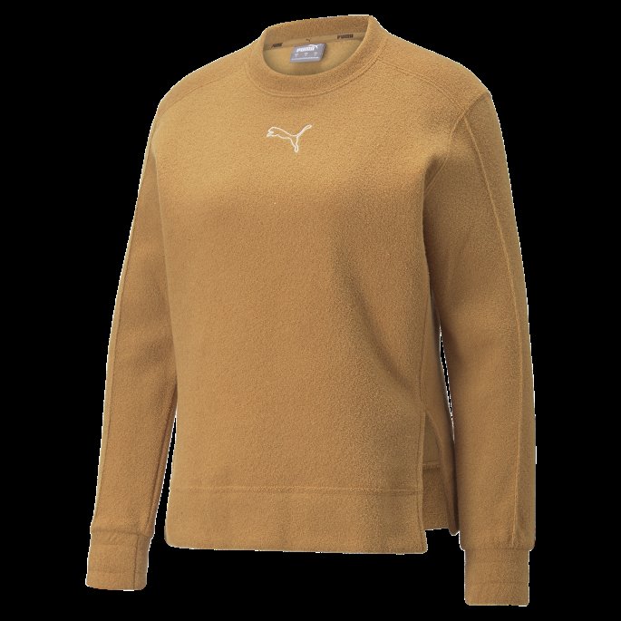 Hennes Vinteriserte Sweatshirt Med Rund Hals For Kvinner Puma På Salg ørkenbrun