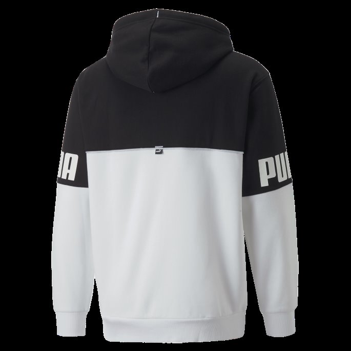 Puma På Tilbud White Power Hettegenser Med Full Glidelås Herre