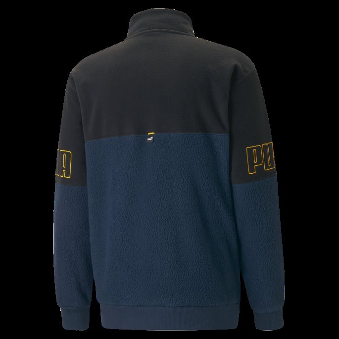 Marineblå Power Sweatshirt Med Halv Glidelås Herre Puma På Salg