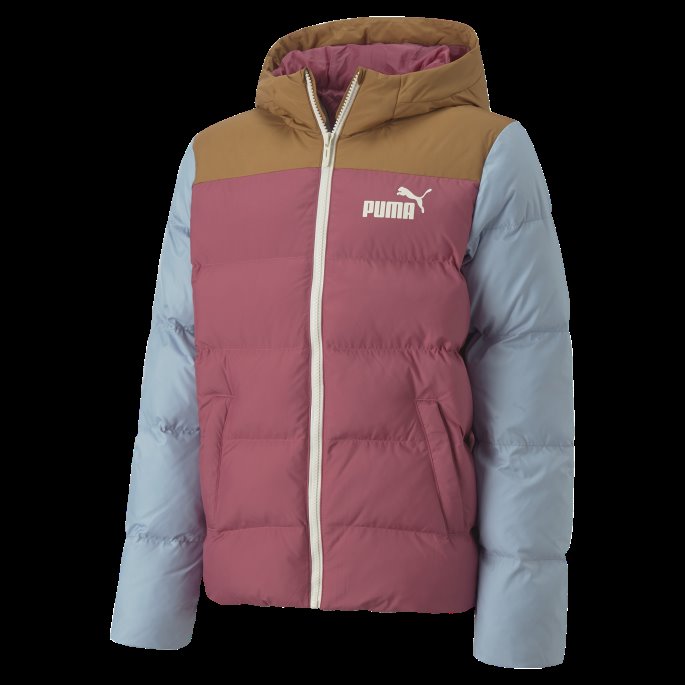 Colourblock Unisex Ungdomsjakke Puma På Tilbud Støvete Orkidé