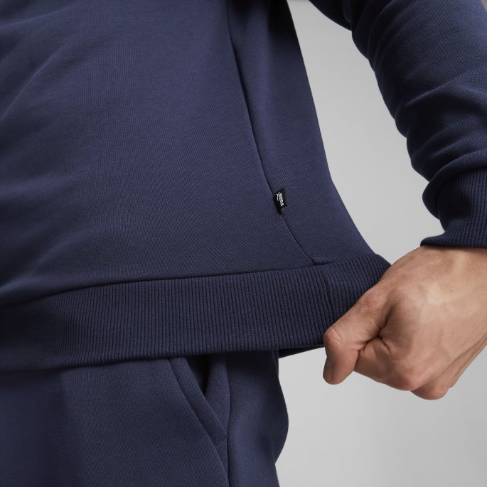 Peacoat Puma På Salg Nødvendigheter+ Stor Logo Herregenser