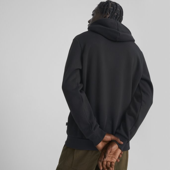 Essentials+ Stor Logo Hettegenser Herre Puma På Tilbud Svart